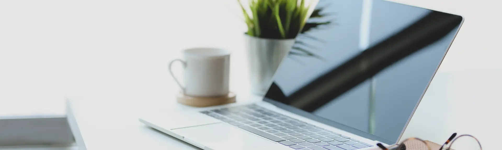 Image of laptop on desk