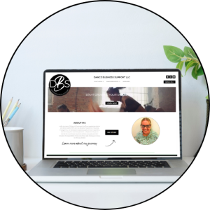 Image of dance studio marketing website