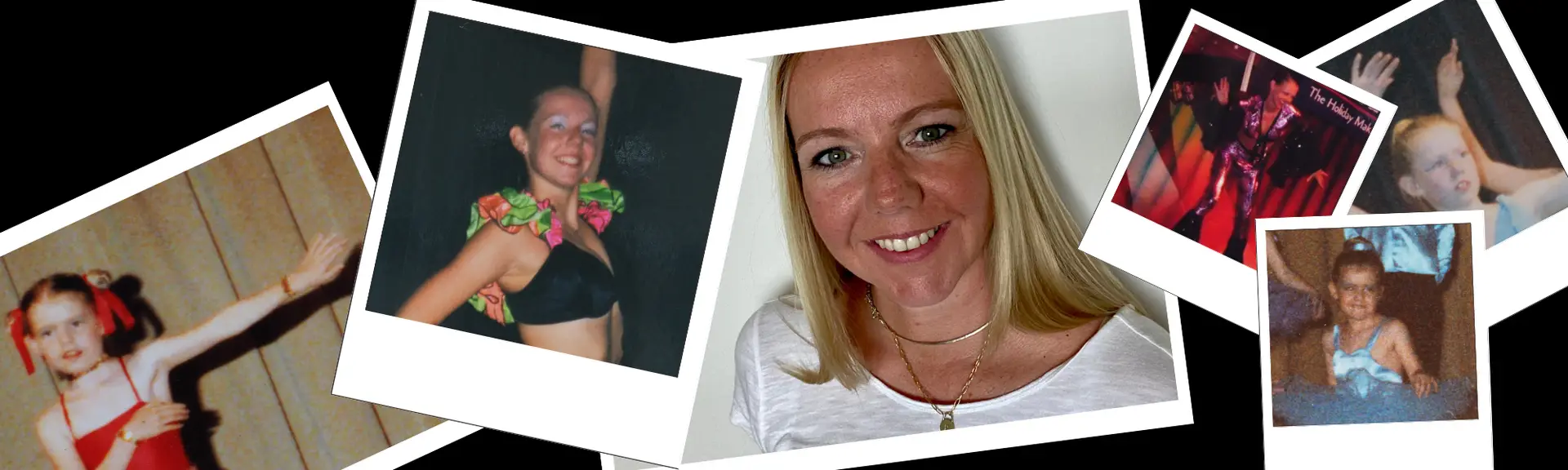 Montage of photos of Emily