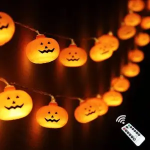 Halloween Pumpkin String Lights