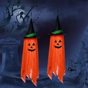 2 Pack Orange Pumpkins