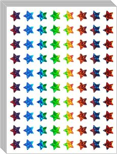 2400Pcs Small Star Stickers for Kids