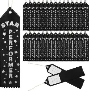 Tigeen 100 Pcs Star Performer Award Ribbons