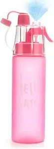 Emopeak 580ML Misting Water Bottle, 20OZ Sports Water Bottle
