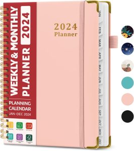 2024 Planner - Weekly and Monthly Planner Spiral Bound