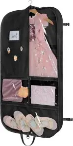 Univivi Black Dance Costume Bags Garment Bag 40 Inch