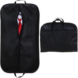 Stevoy 40" Breathable, Foldover Garment Bag with Handles