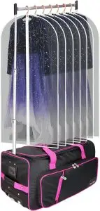 Heendzoo Dance Bag With Garment Rack